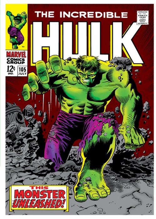 Marvel Comics Hulk Birthday Card