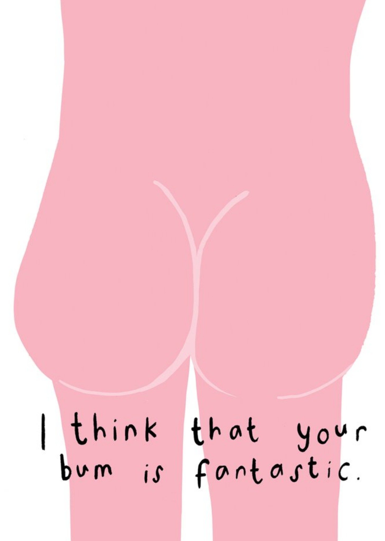 Sooshichacha Funny Cheeky Fantastic Bum Card Ecard