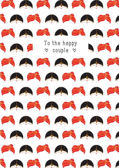 To The Happy Couple Indian Wedding Card