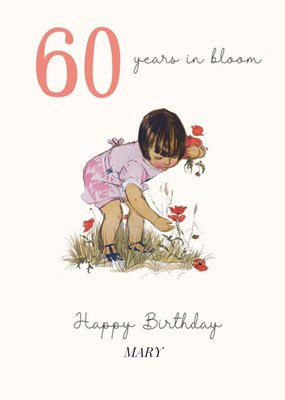 60 Years in Bloom Birthday Card
