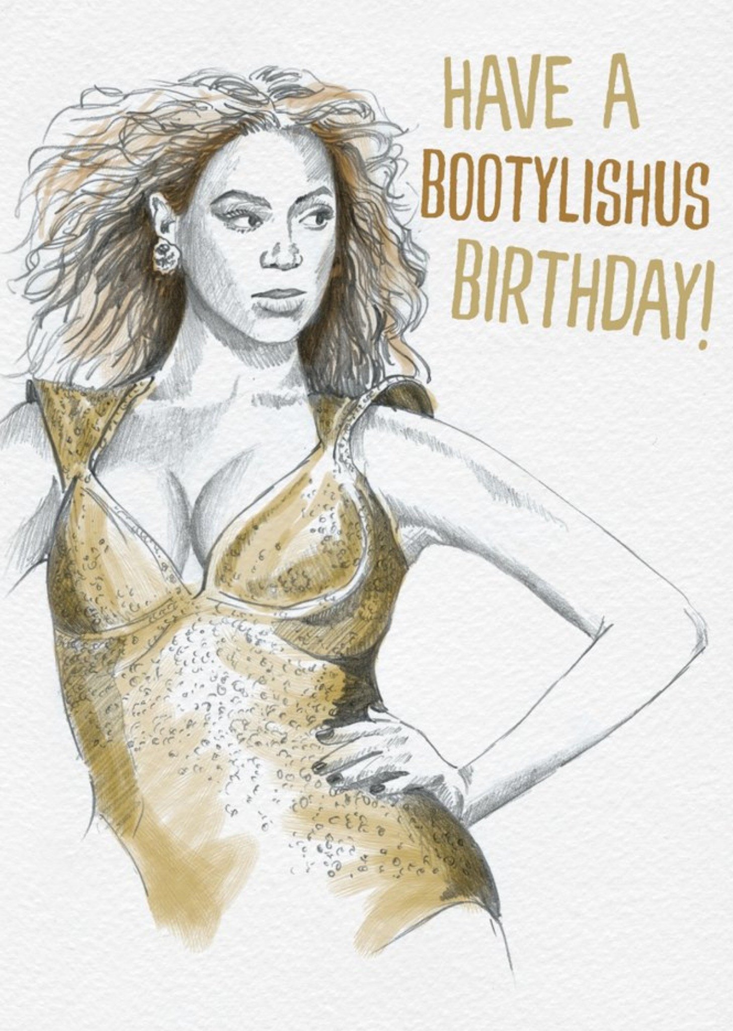 Brainbox Candy Have A Bootylicious Birthday Card, Large