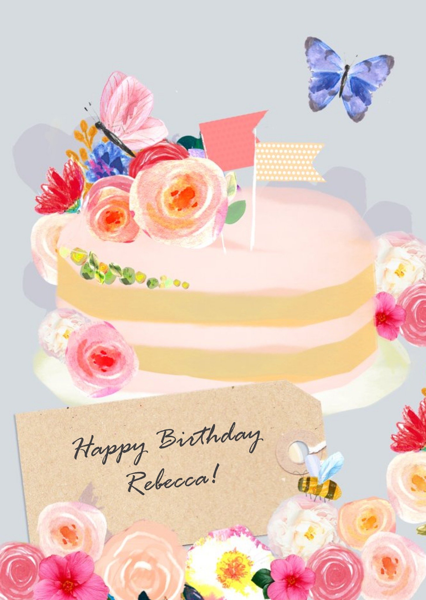 Birthday Cake Greeting Card Ecard