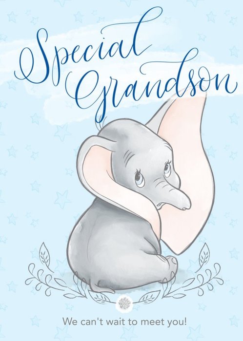 Disney Dumbo - Cute Grandson new baby card