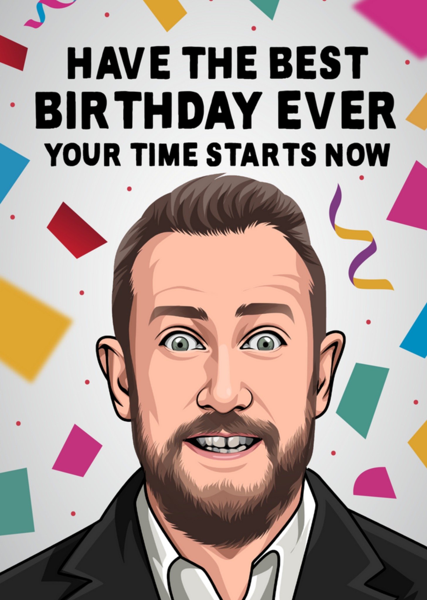 Moonpig Your Time Starts Now Birthday Card, Large