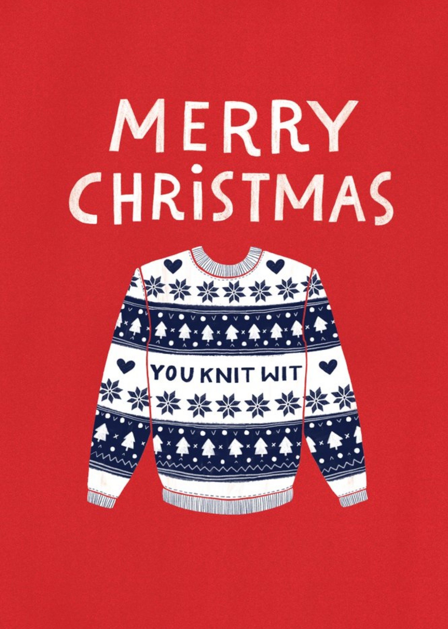 Cardy Club Merry Christmas Jumper Card Ecard