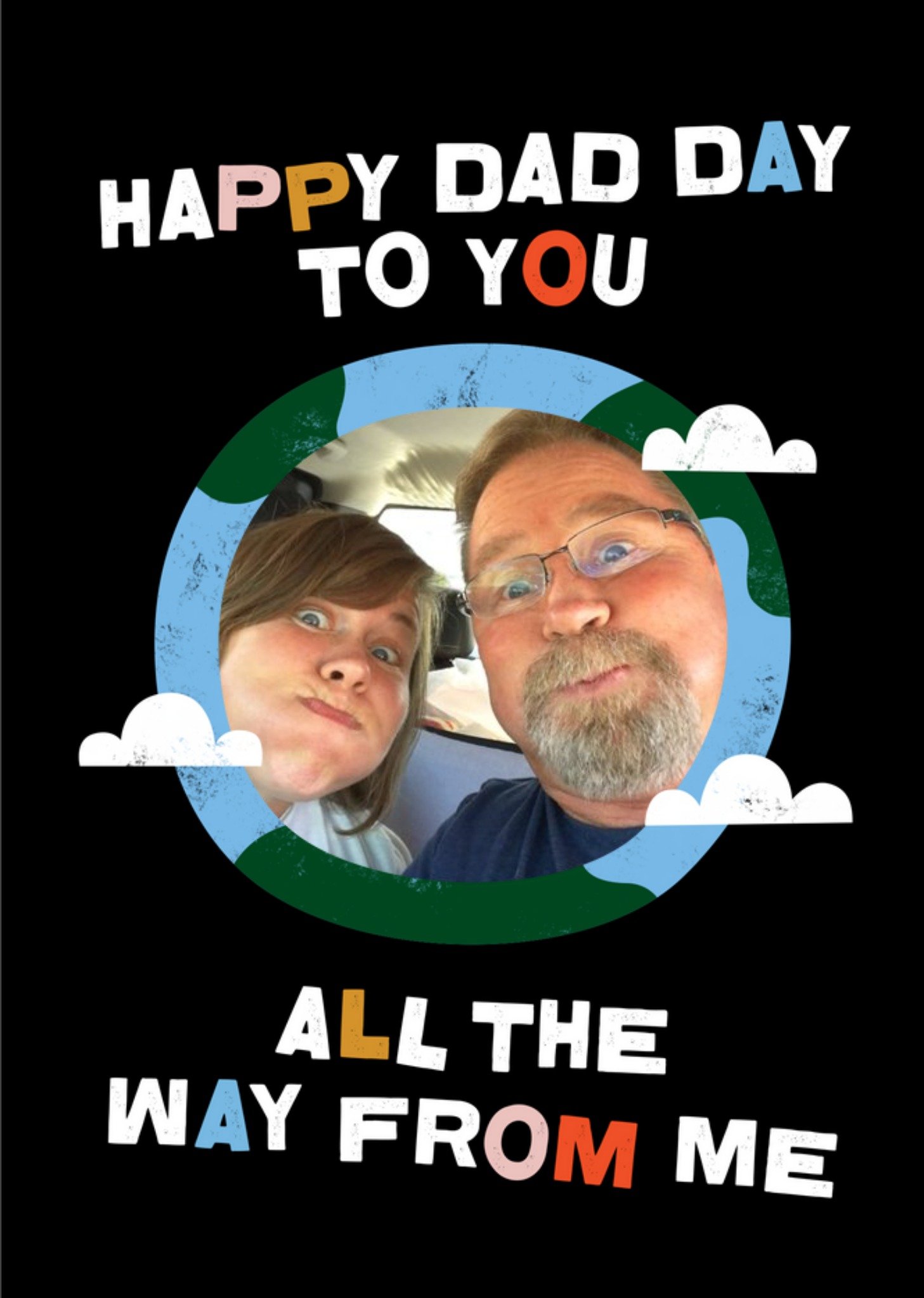 Moonpig Across The Miles Kate Smith Happy Dad Day Fathers Day Card Ecard