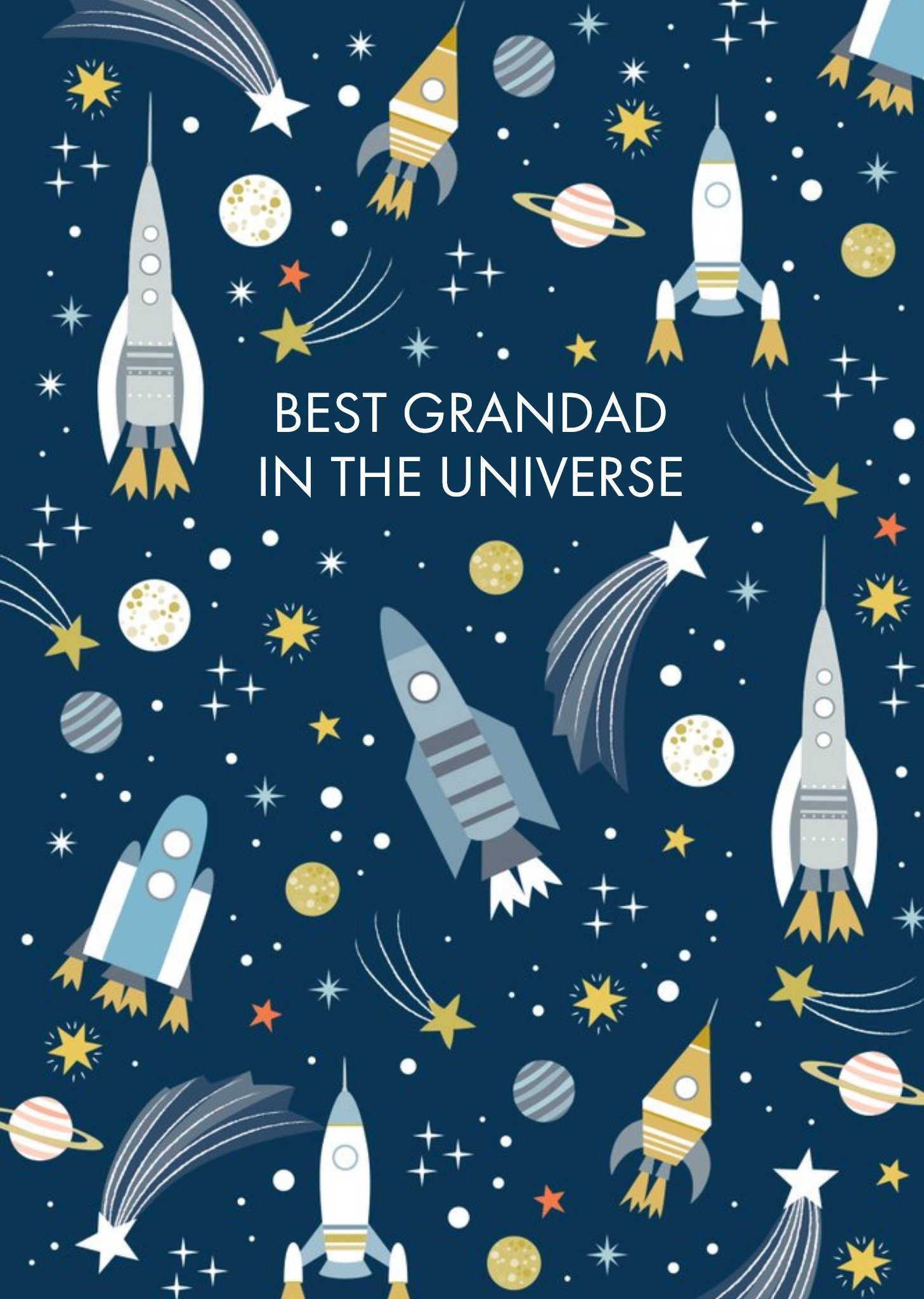 Moonpig Illustrated Best Grandad In The Universe Father's Day Card Ecard