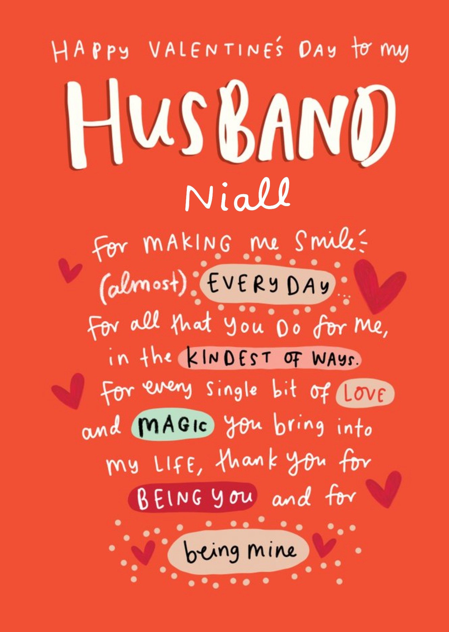 The Happy News Husband Love Valentines Day Card Ecard