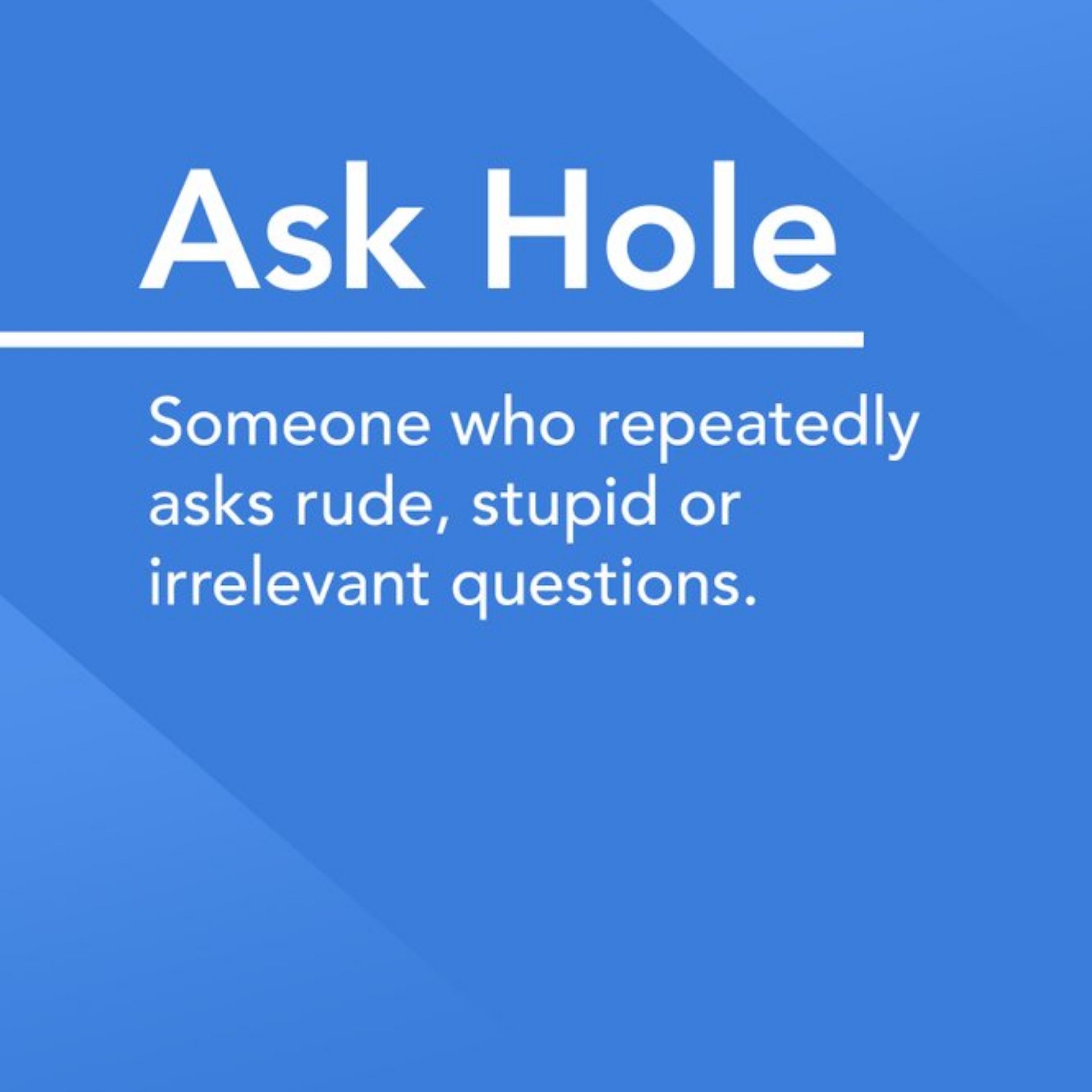 Moonpig Alternative Type Ask Hole Definition Card, Square