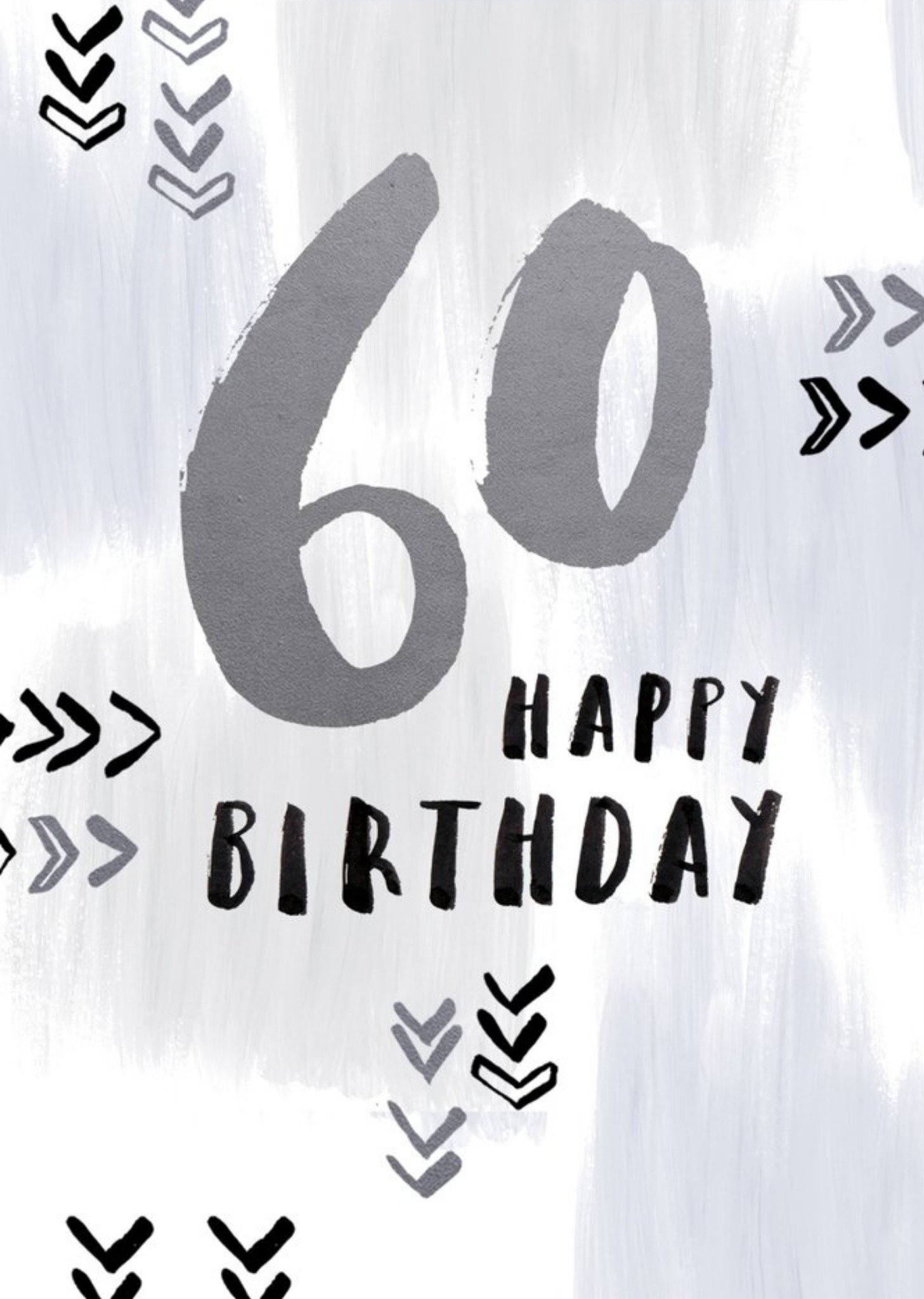 Moonpig 60 Happy Birthday Card, Large
