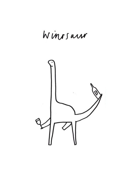 Winosaur Personalised Card