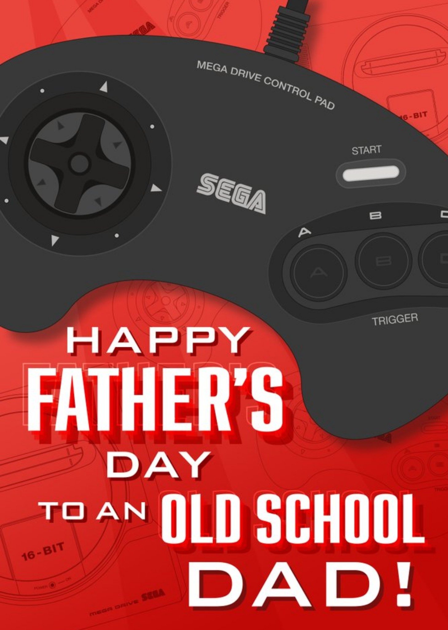 Other Happy Fathers Day To An Old Schol Dad Card