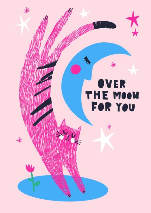 Lucy Maggie over the moon for you card