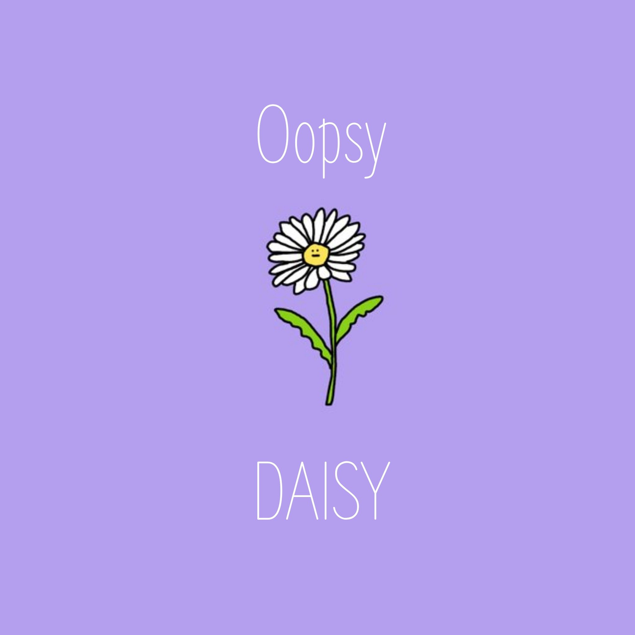 Moonpig Oopsy Daisy Personalised I Forgot Card, Square