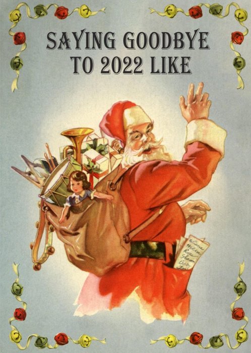 Father Christmas New Year Card