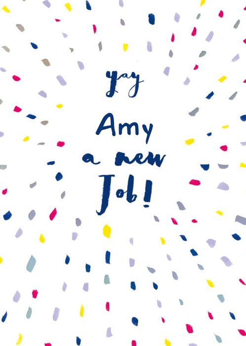 Hotchpotch Colourful New Job Card