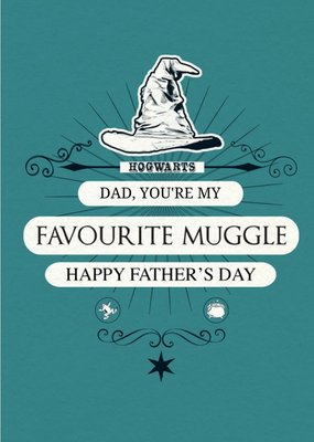 Harry Potter You Are My Favourite Muggle Happy Father's Day Card