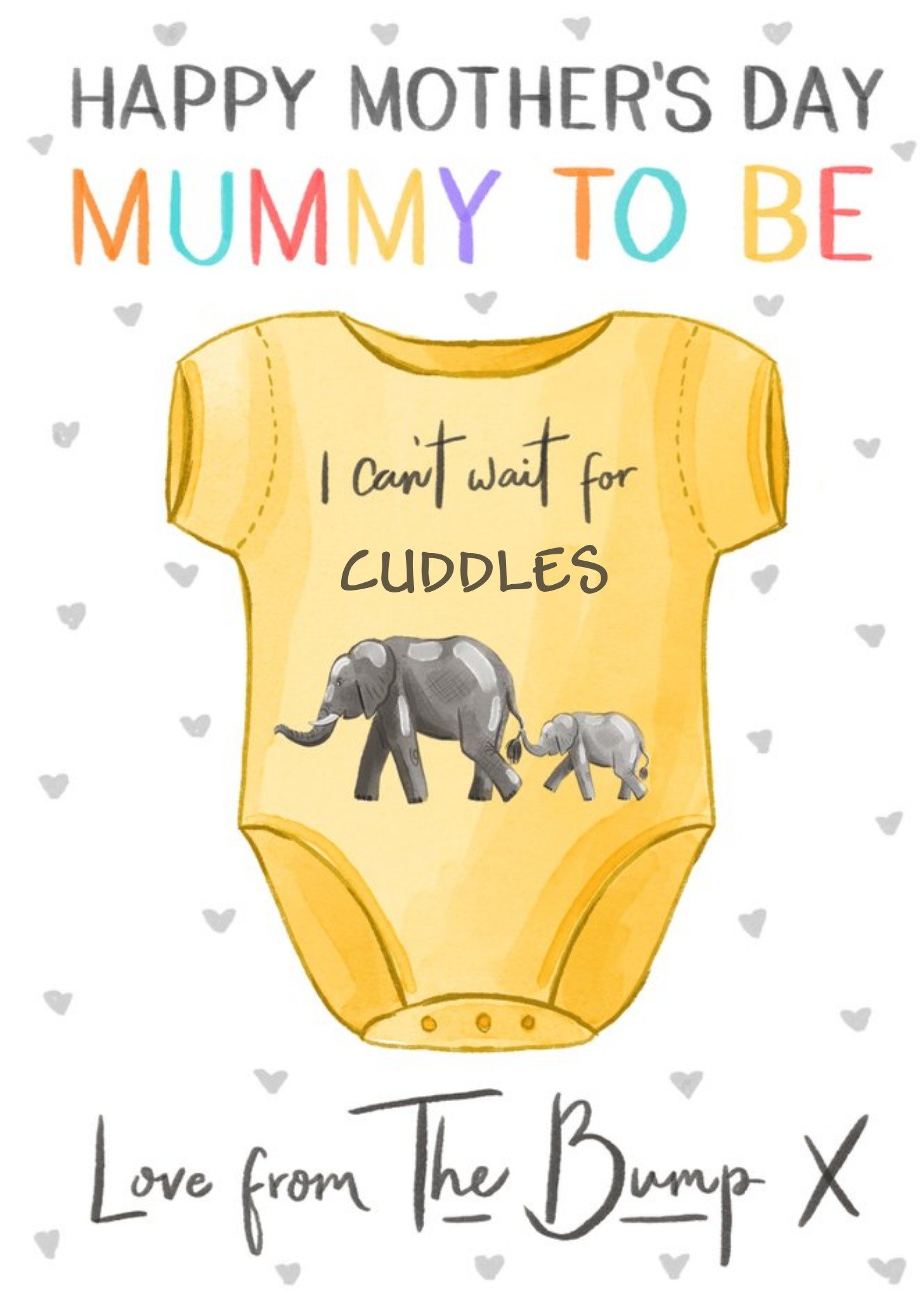 Okey Dokey Design Okey Dokey Love From The Bump Mummy To Be Mother's Day Card