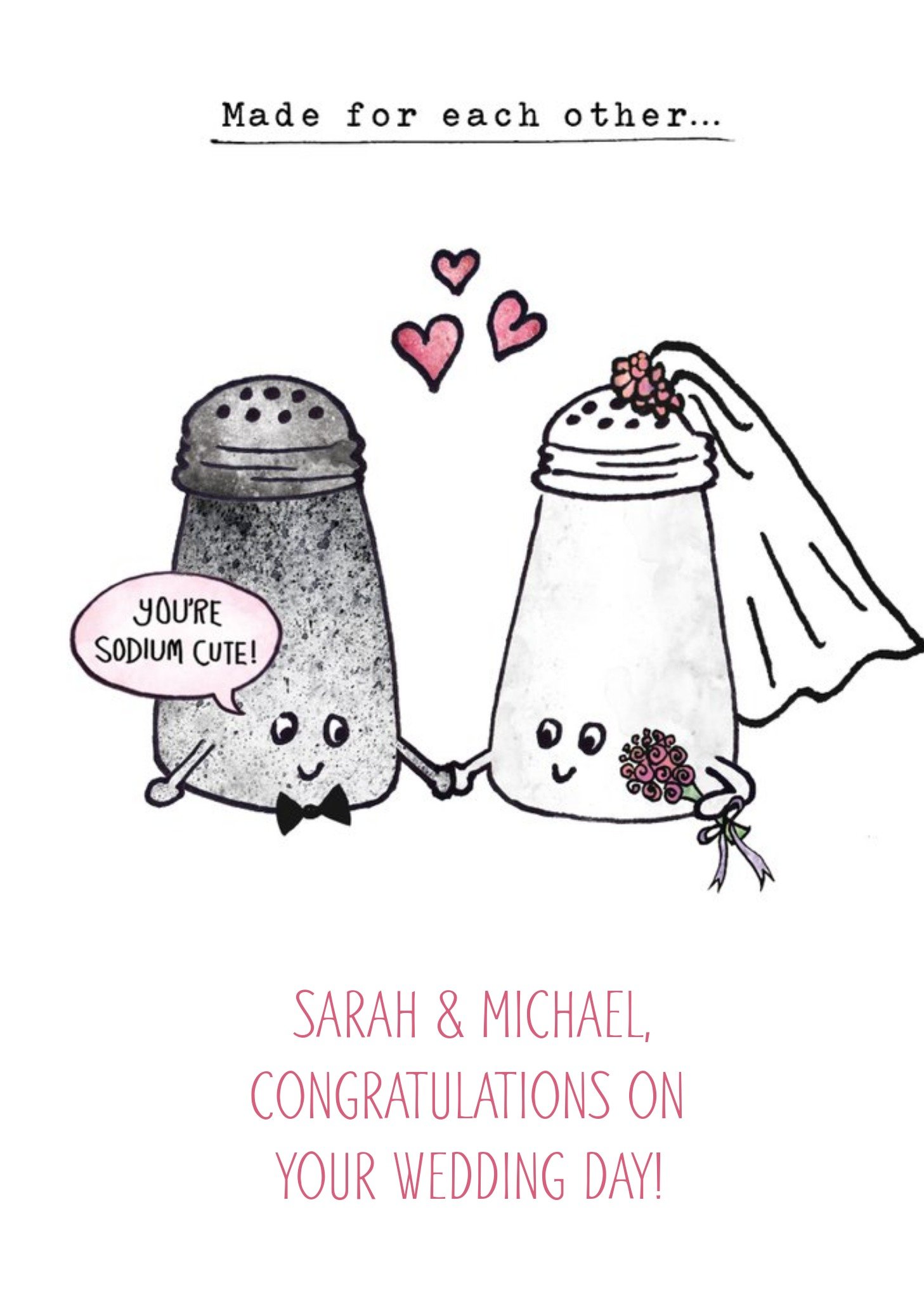 Moonpig Funny Wedding Card - Newly Weds Ecard