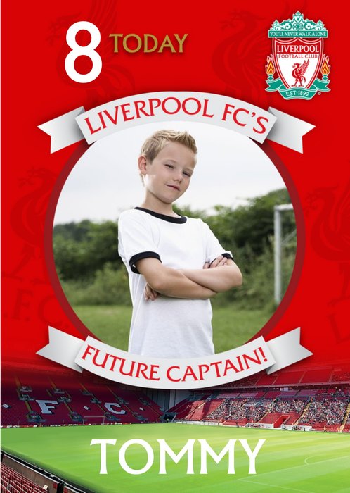 Liverpool FC Birthday Card -  Liverpool FC'S Future Captain