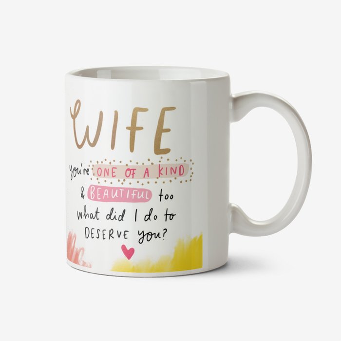 The Happy News Photo Upload Wife You're One Of A Kind Mug