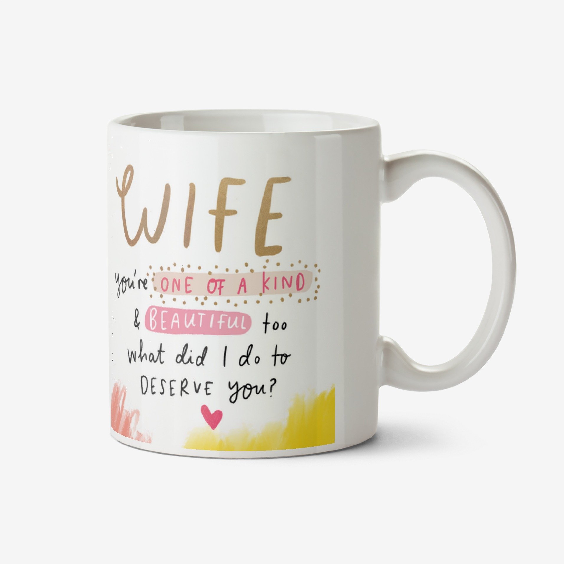 The Happy News Photo Upload Wife You're One Of A Kind Mug Ceramic Mug