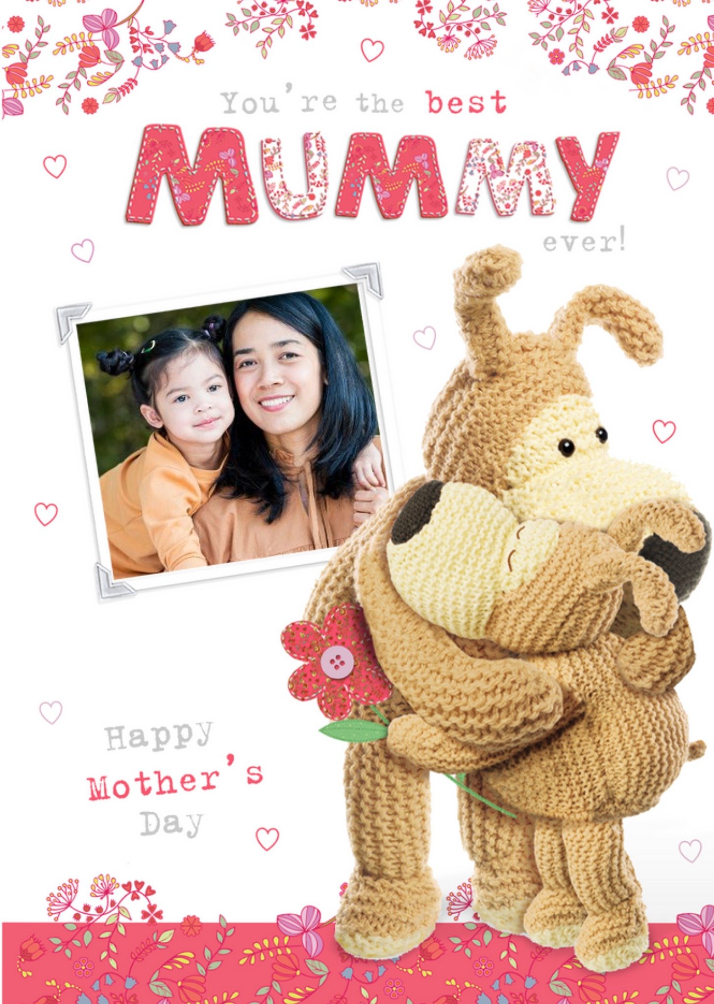 Boofle You're The Best Mummy Ever Mother's Day Photo Card, Large
