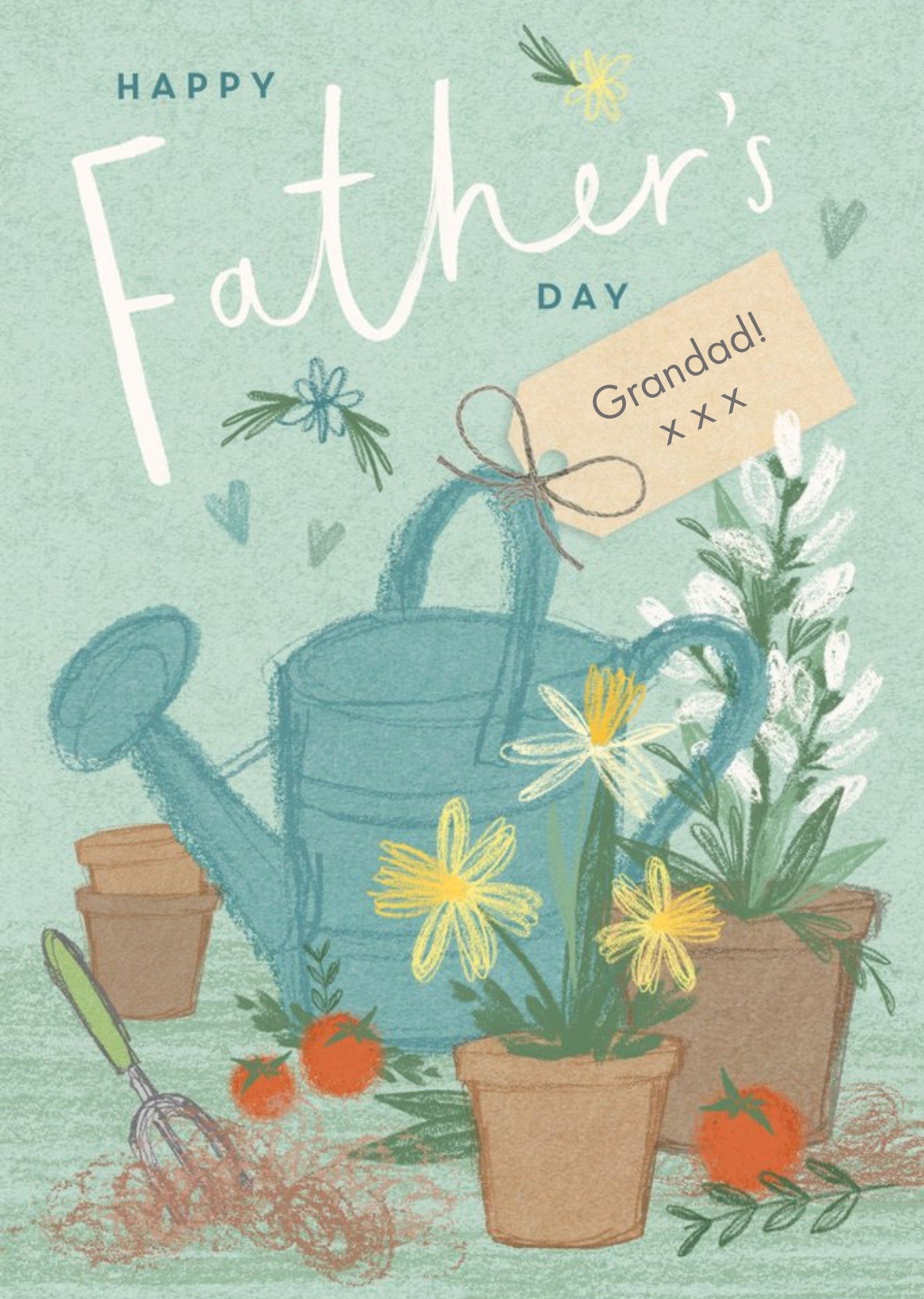 Illustrated Garden Father's Day Card Ecard