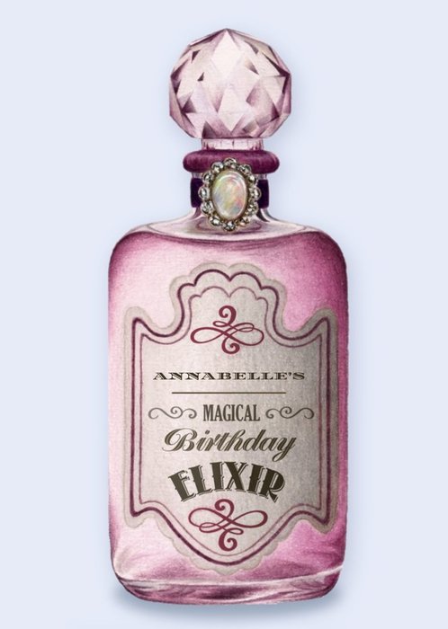 Traditional beauty Birthday Card - Elixir - Magical