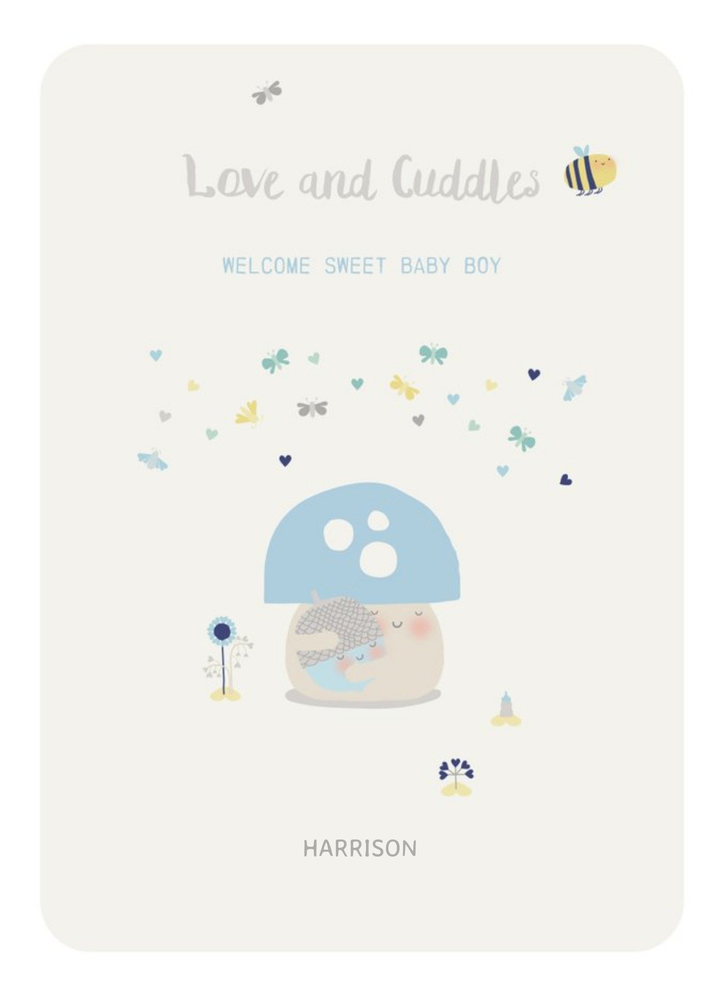 New Baby Boy Card