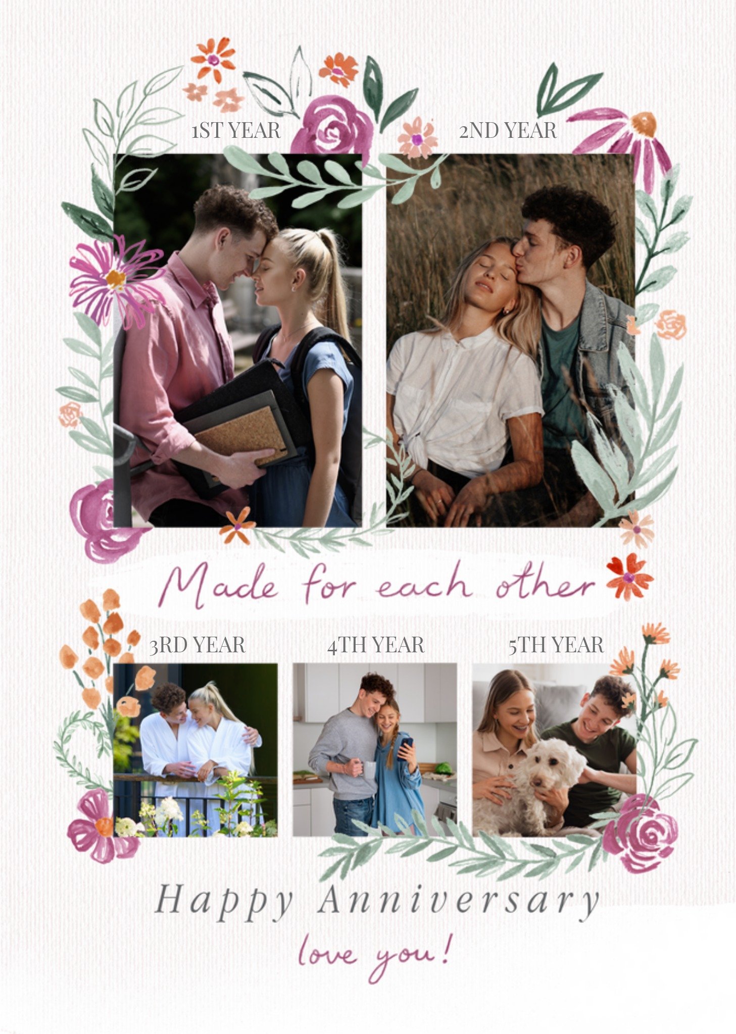 Made For Each Other Photo Upload Anniversary Card Ecard