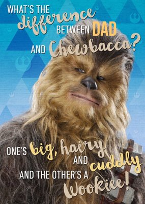 Star Wars Chewbacca Personalised Card