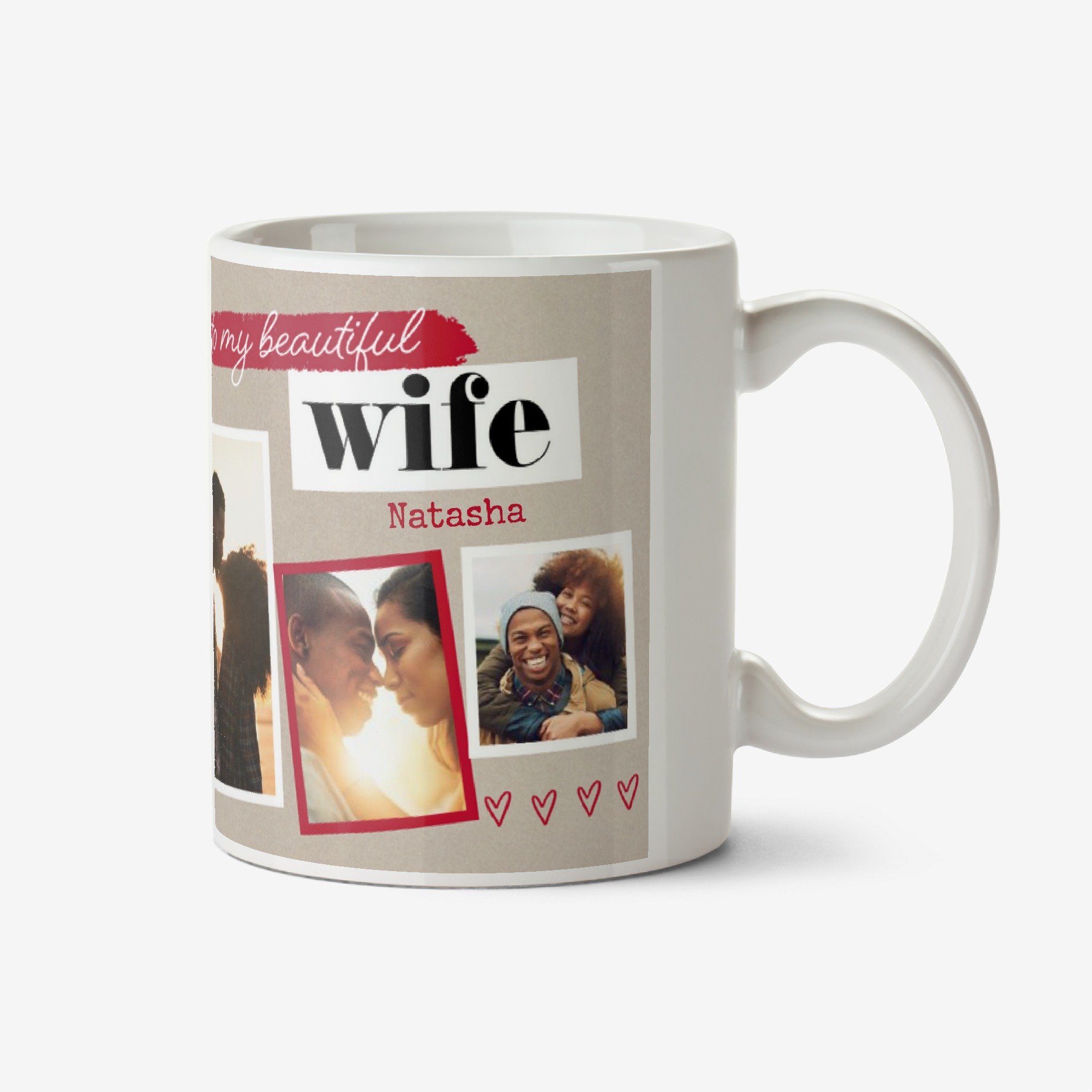 To My Beautiful Wife Photo Upload Mug Ceramic Mug