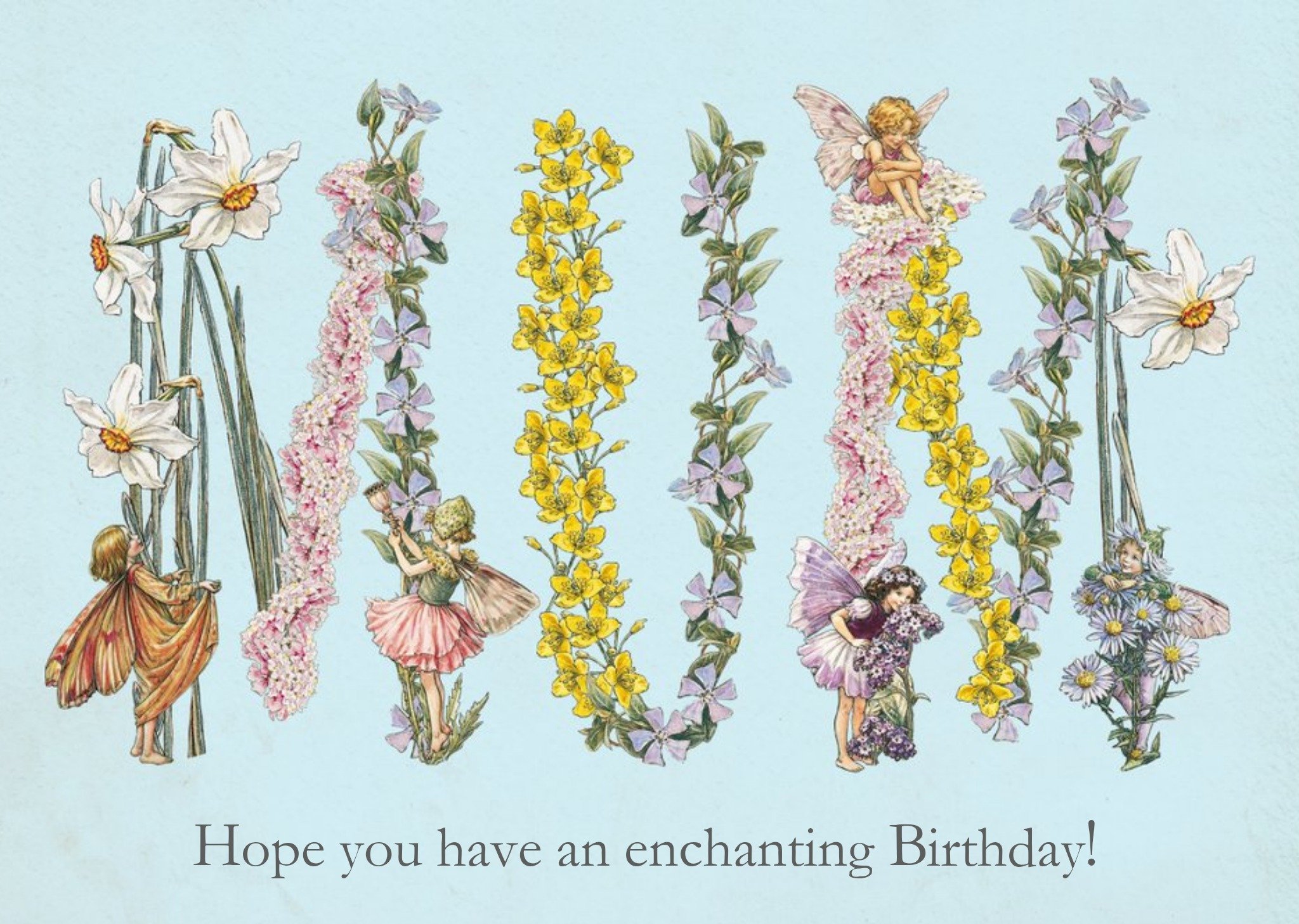 Flower Fairies Mum Enchanting Birthday Card Ecard