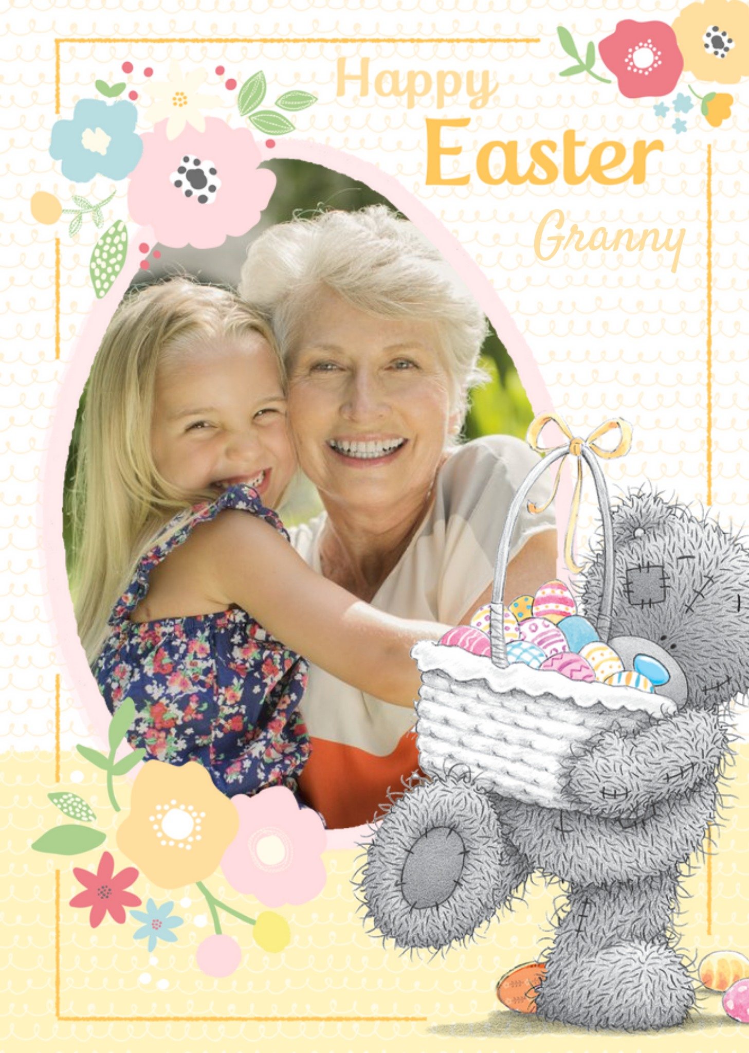 Me To You Tatty Teddy Happy Easter Granny Card Ecard