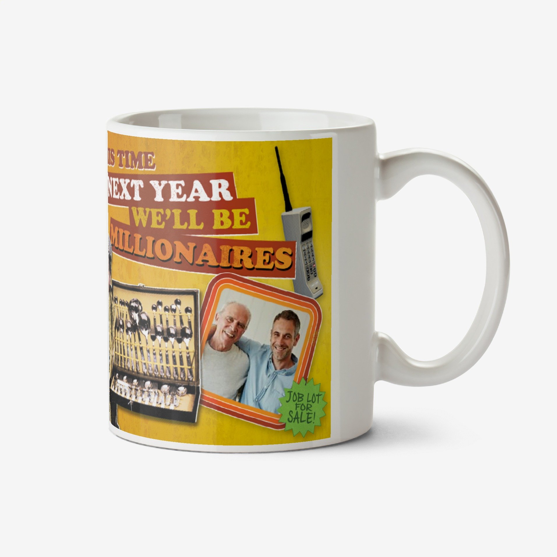 Only Fools & Horses Only Fools And Horses We'll Be Millionaires Photo Upload Card Ceramic Mug