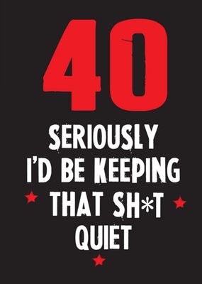 Funny Cheeky Chops 40 Seriously Id Be Keeping That Quiet Card
