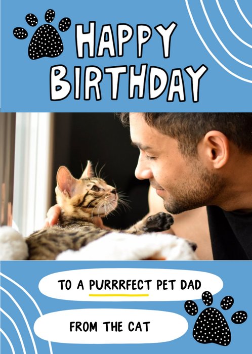 From The Pet Photo Upload Happy Birthday Card