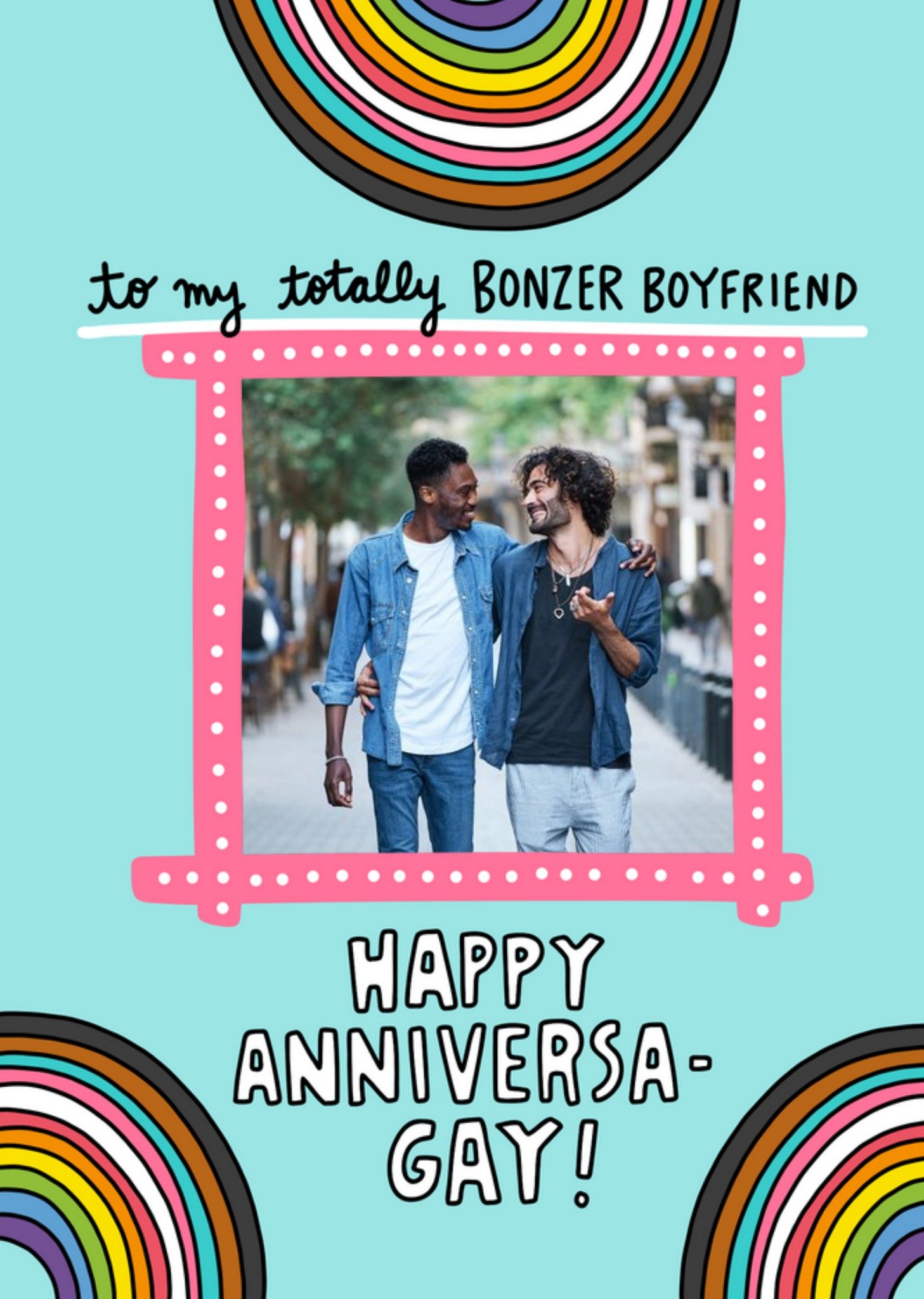 Angela Chick LGBTQ+ Anniversary Photo Upload Card Ecard