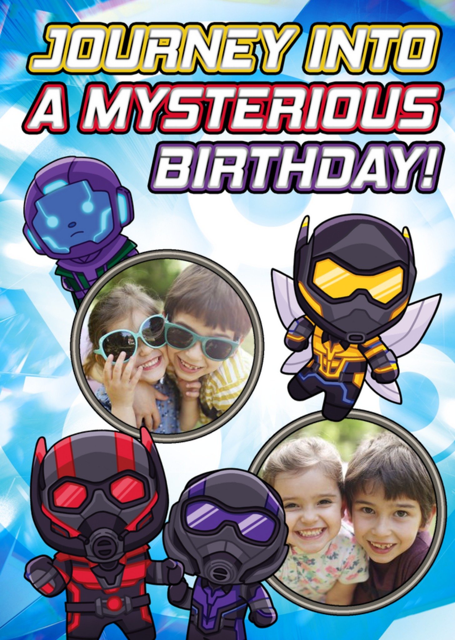 Ant Man And The Wasp Quantumania Marvel Photo Upload Birthday Card Ecard