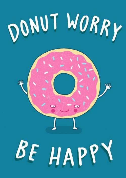 Donut Worry Be Happy Card