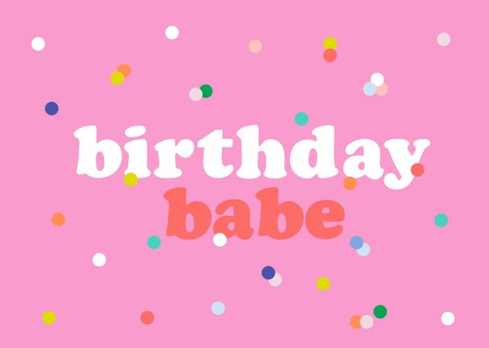 Shake It Up Birthday Babe Card