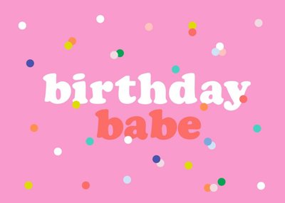 Shake It Up Birthday Babe Card