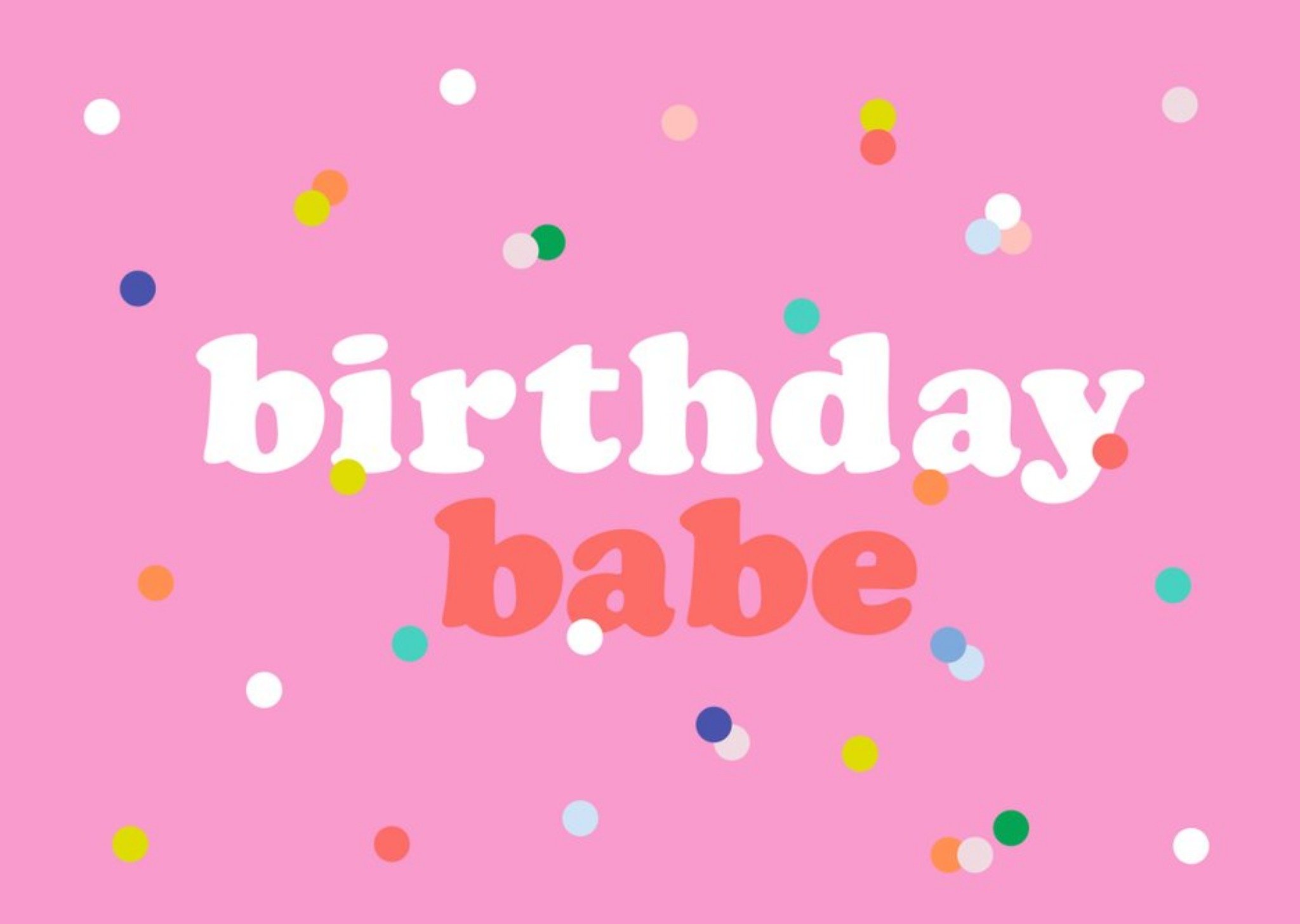 Moonpig Shake It Up Birthday Babe Card, Large