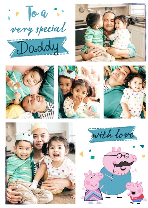 Peppa Pig To A Very Special Daddy Happy Father's Day Photo Card