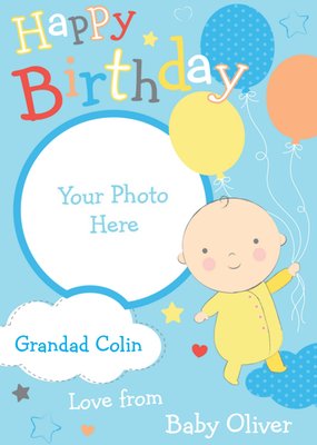 From The Baby Happy Birthday Grandad Card