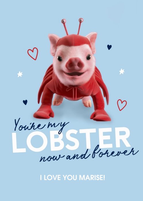 Moonpigs Lobster Pig You Are My Lobster Card