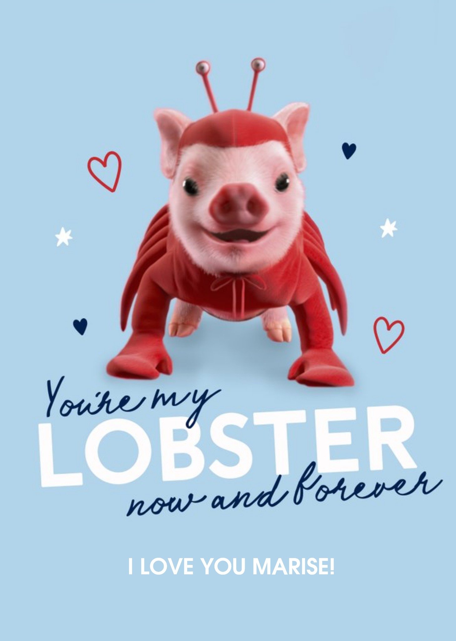 Exclusive s Lobster Pig You Are My Lobster Card Ecard