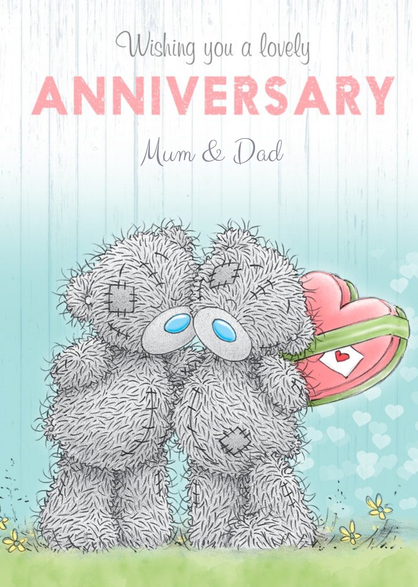 Me To You Mum & Dad Anniversary Card