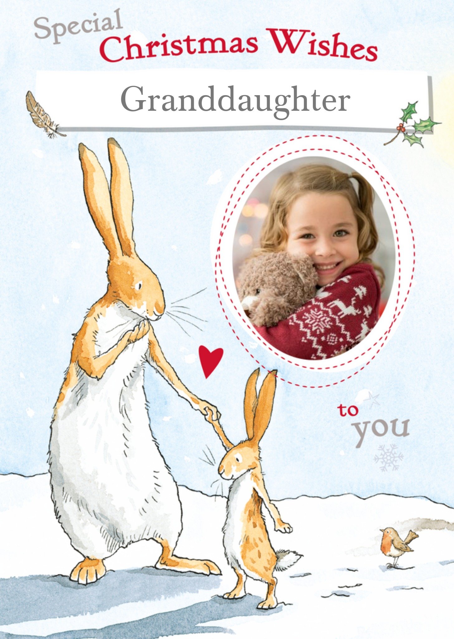 Guess How Much I Love You Danilo Ghmily Special Christmas Wishes Granddaughter Photo Upload Christmas Card